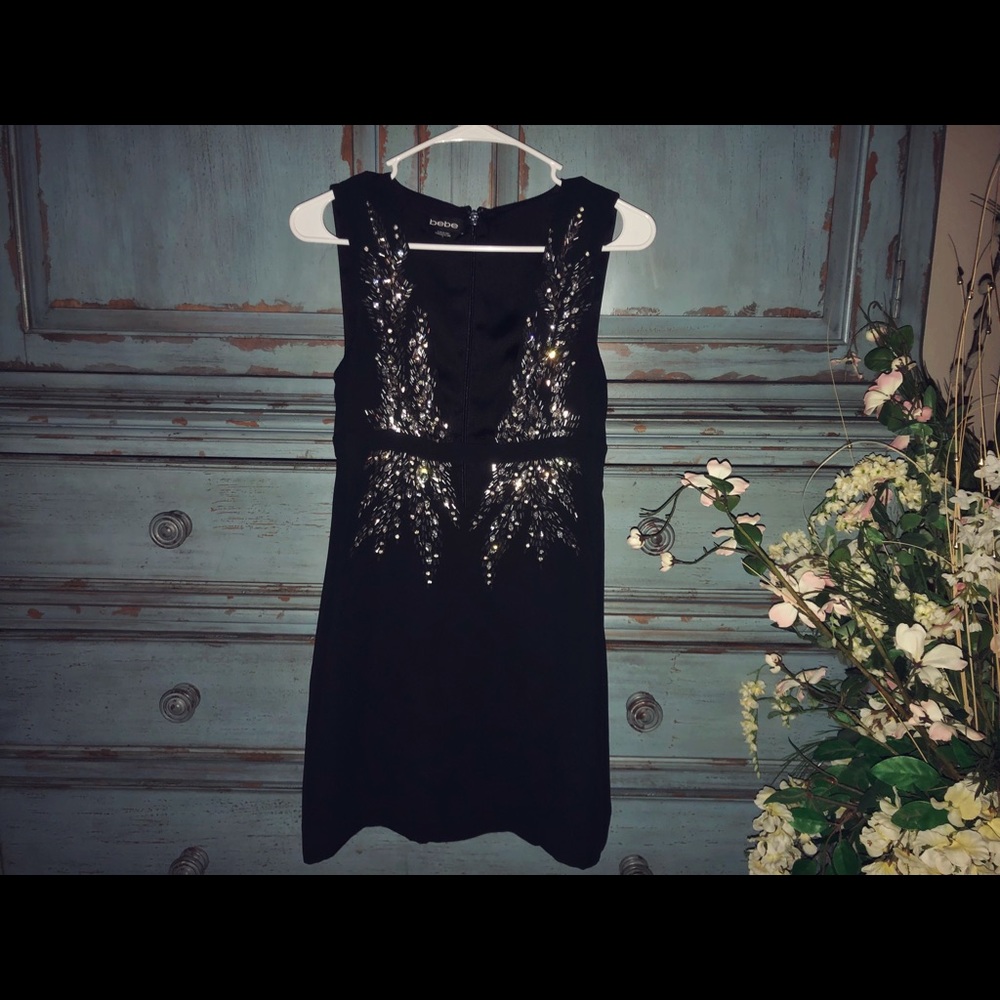 Bebe black cocktail dress